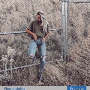 Medium Wash High Waisted Jeans